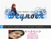 Tablet Screenshot of deqnoor.com